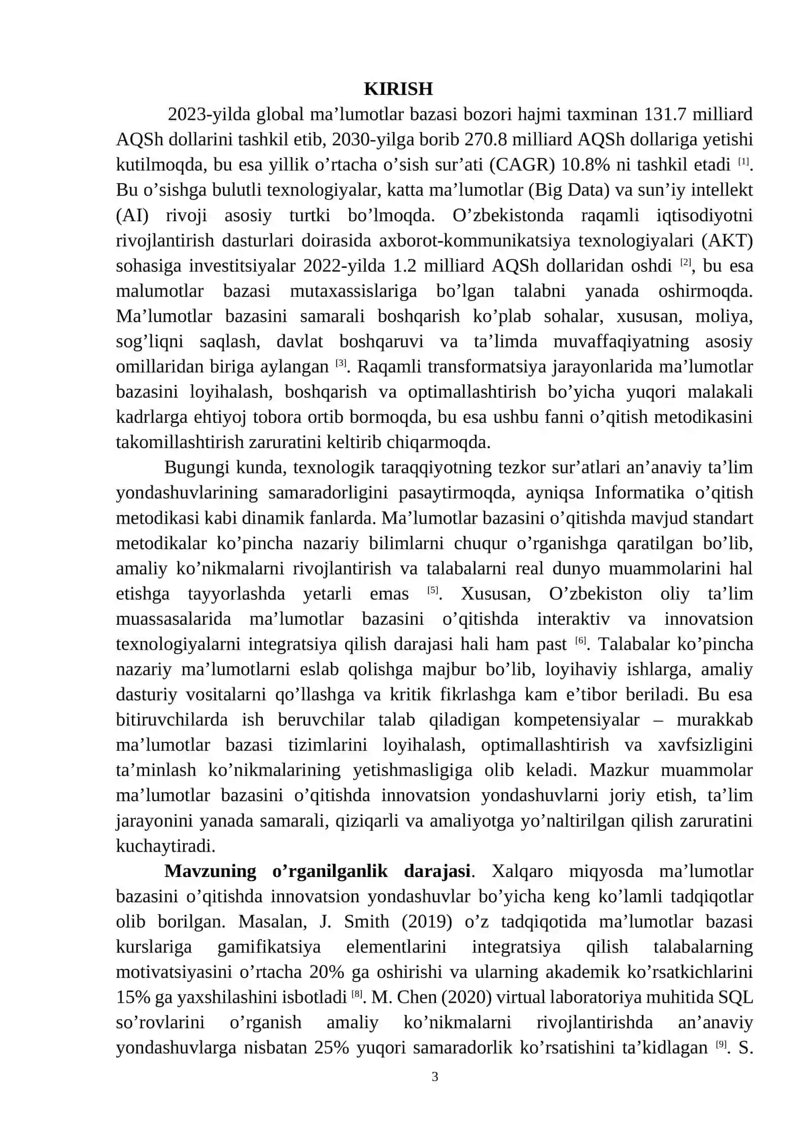 Ma’lumotlar bazasini o’qitishda innovatsion yondashuvlar 3