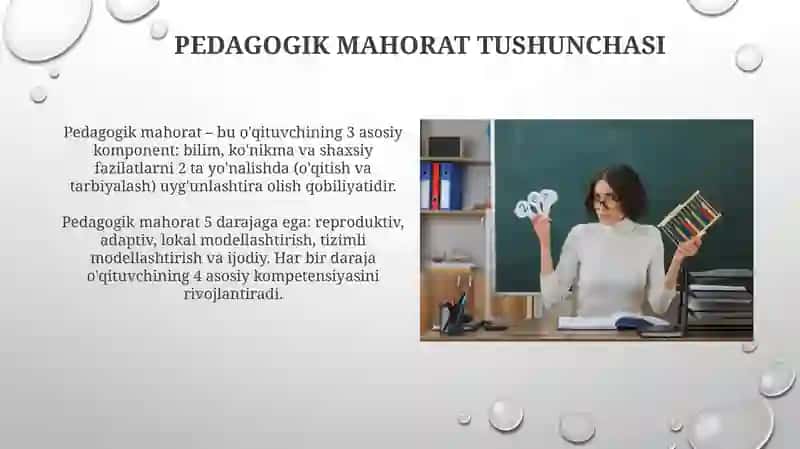 Pedagogik mahorat haqida 3