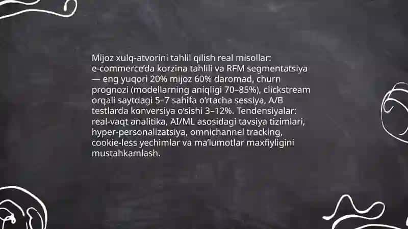 Data analytics va biznes razvedkasidagi amaliy misollar va tendensiyalar 3