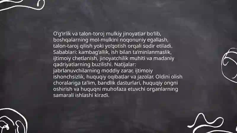 Deviant xulq atvor turlari 3