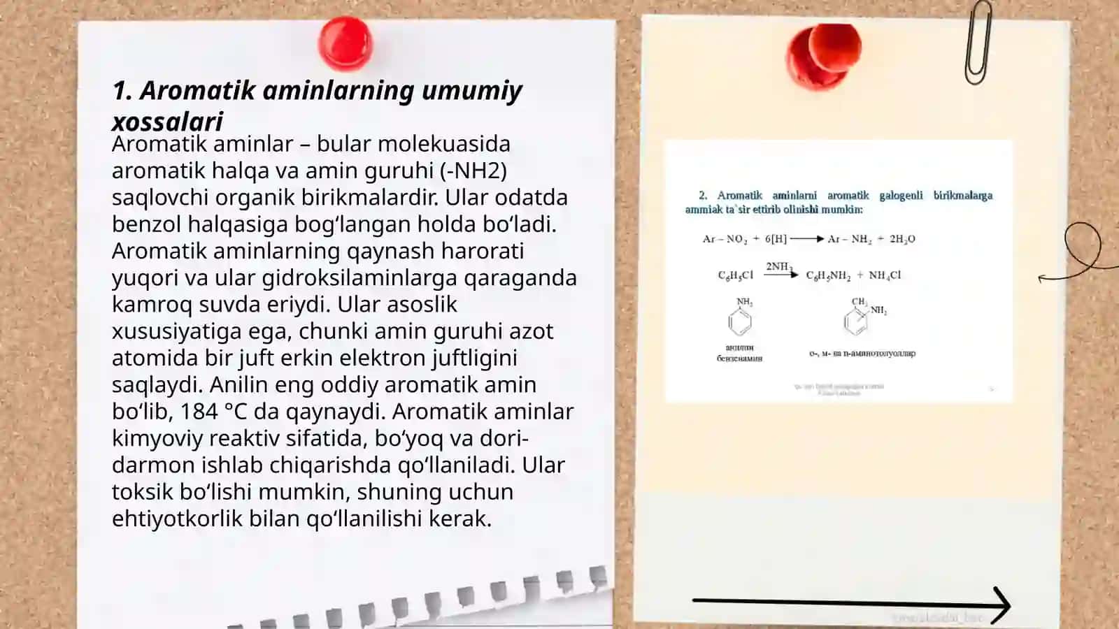 Aromatik aminlar va gomologik qatori,nomlanishi. Aromatik uglevodorodlar:naftalin,antrasen, fenantren xossalari olinishi 3