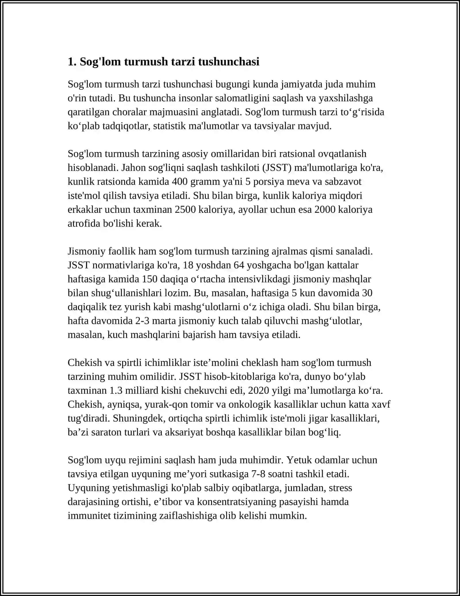 BO'LAJAK O'QITUVCHILARDA PEDAGOGIK FAOLIYATGA TAYYORLASHDA SOG'LOM TURMUSH TARZINI SHAKLLANTIRISH USULLARI VA VOSITALARI 3