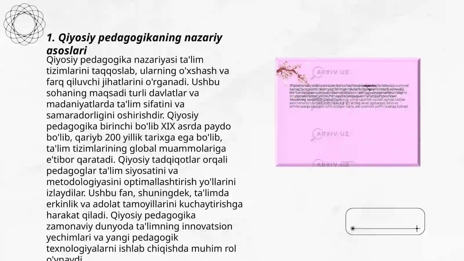 Pedagogika oliy oʻquv yurti talabasi zamonaviy sharoitda qiyosiy pedagogikani oʻrganishini ahamiyati 3