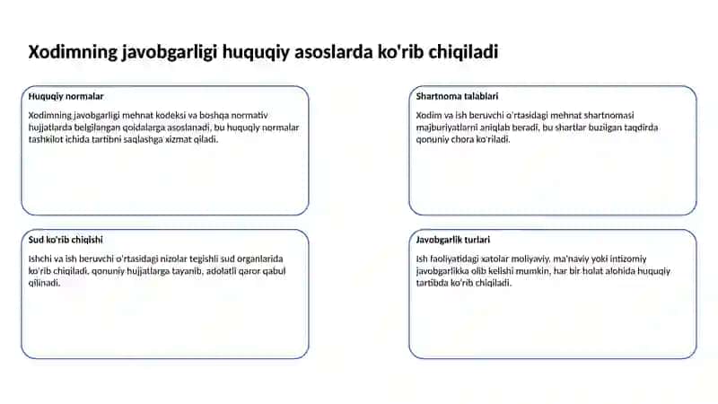 Moddiy javobgarlikning asosiy tamoyillari va ularning mazmuni 3