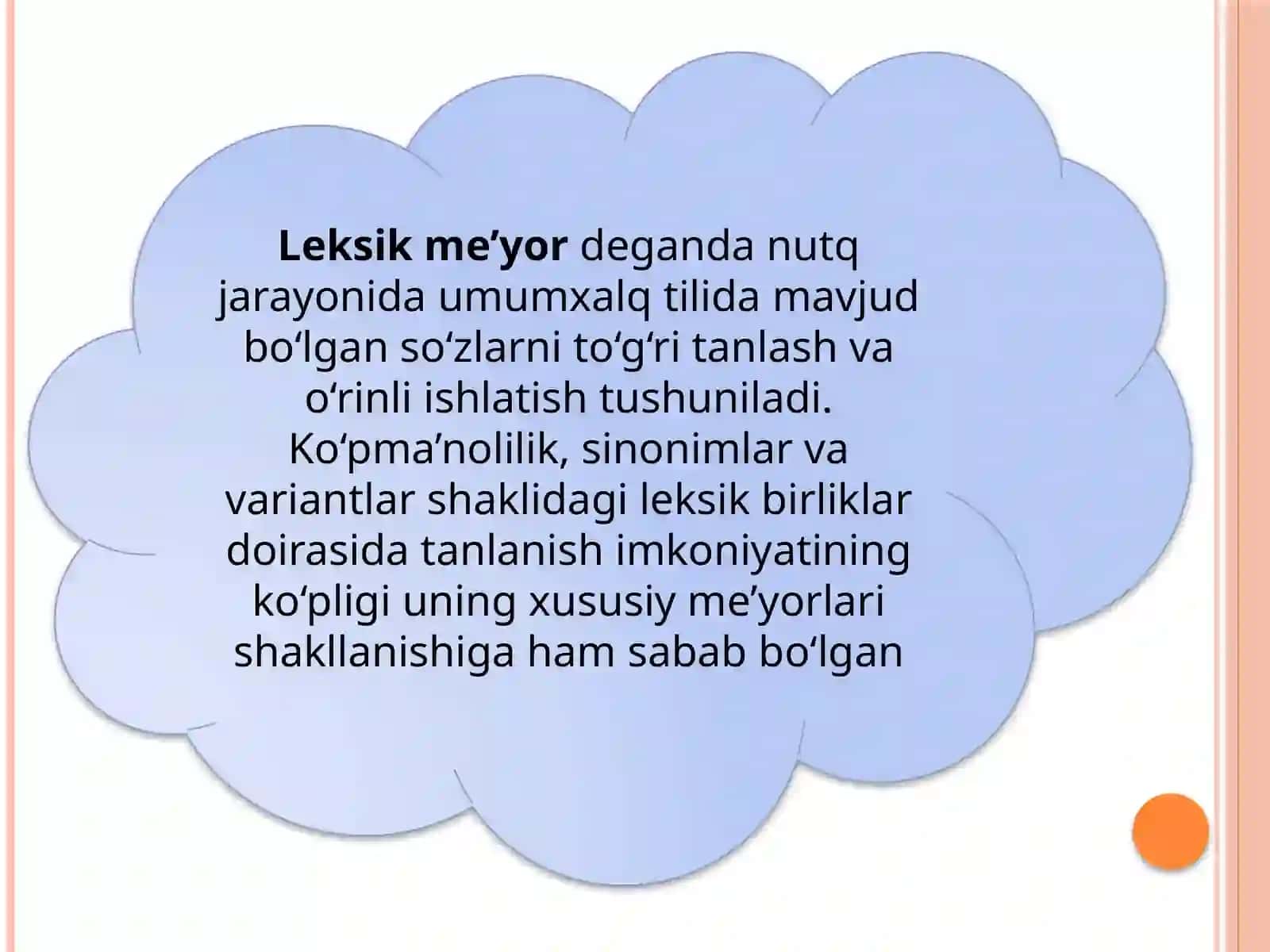Oʻzbek tilining adabiy meʼyorlari 3