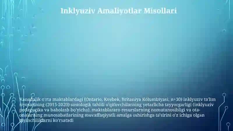 Integratsiyalashgan ta'limni tadbiq etish bo'yicha sotsiologik tadqiqotlar 3