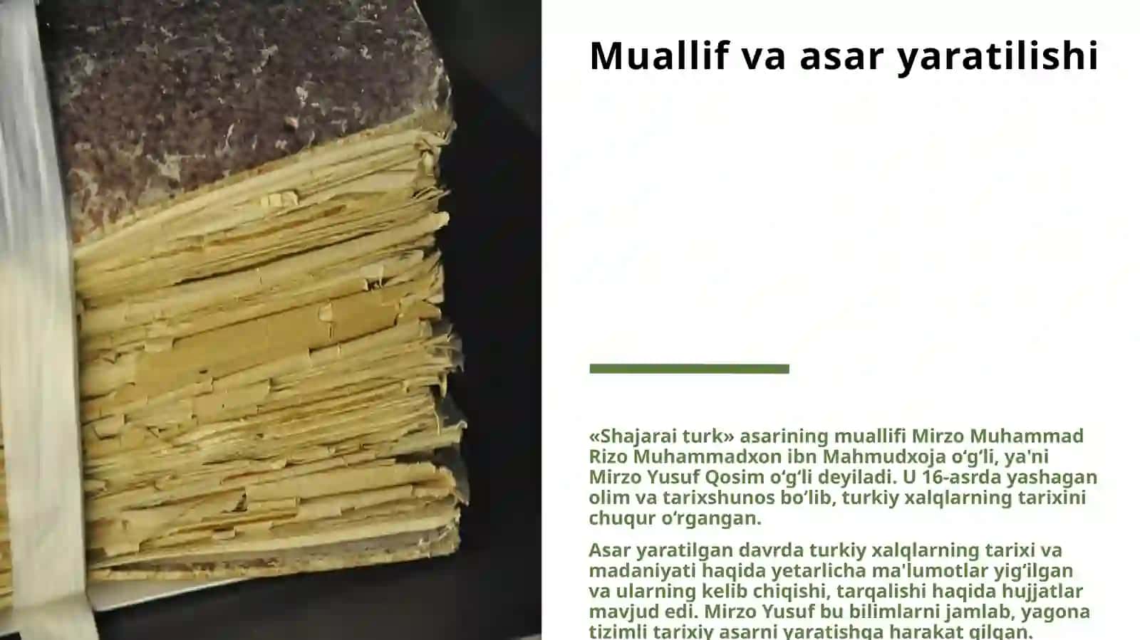 "SHAJARAI TURK" ASARINING ADABIYOT TARIXIDAGI O'RNI 3