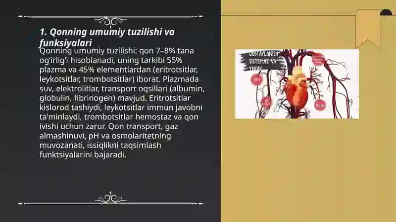 Qon va qon komponentlari qon preparatlari xaqida tushuncha 3