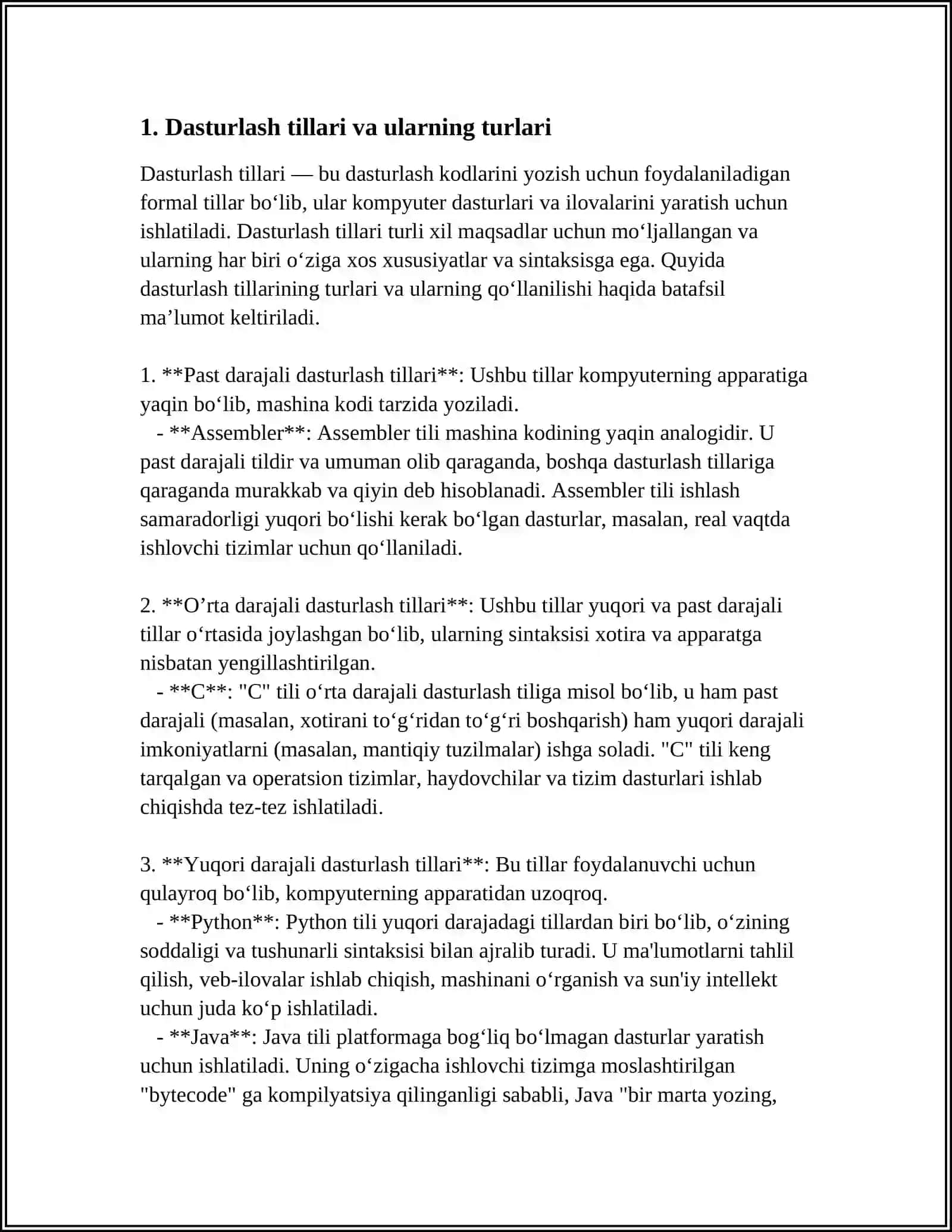 DASTURLASH TEXNALOGIYASI VA UNING IMKONIYATLARI 3