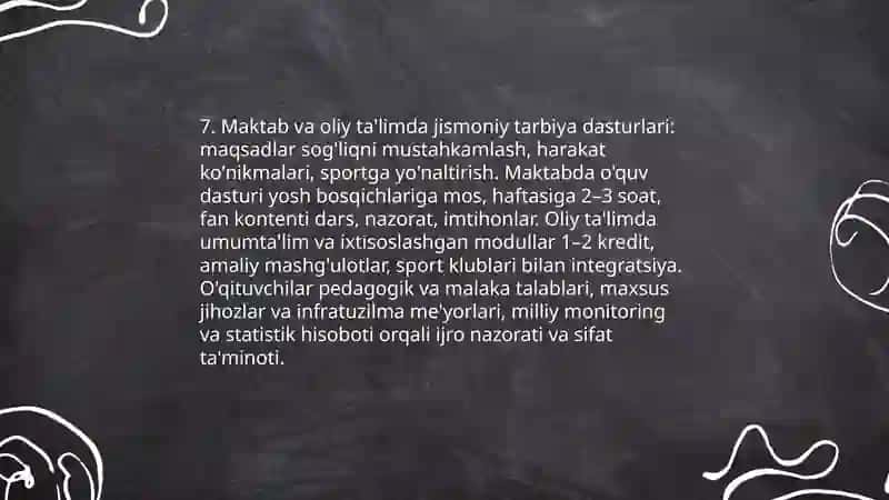 Jismoniy tarbiya va sportni rivojlantirish hujjatlari 3