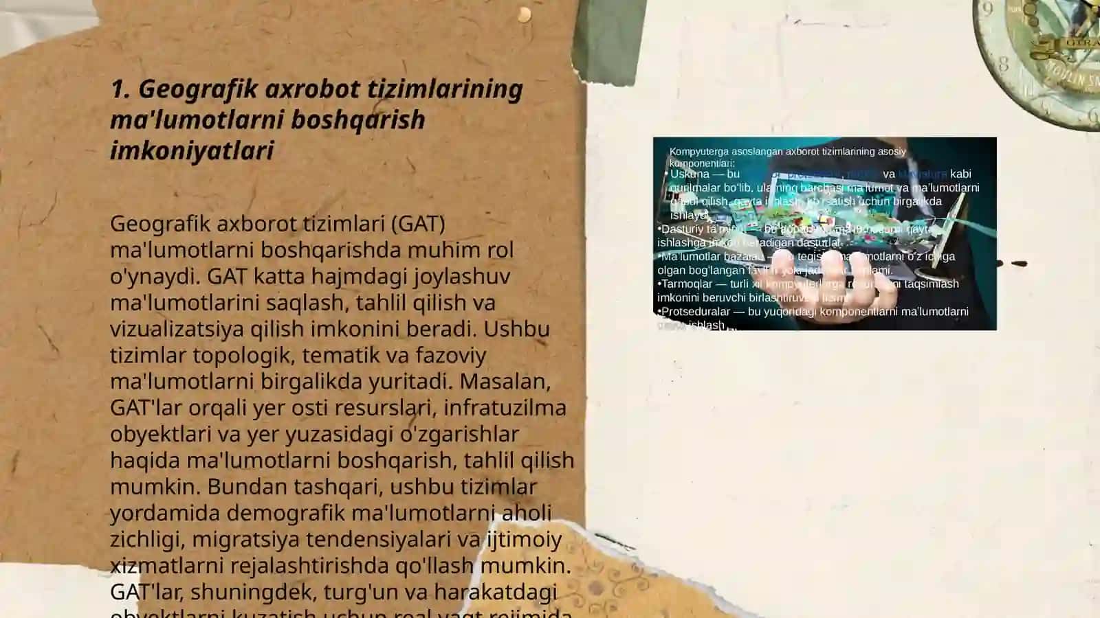 Geografik axrobot tizimi imkoniyatlari 3