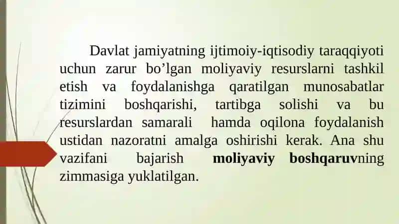 Moliyaviy boshqaruv 3