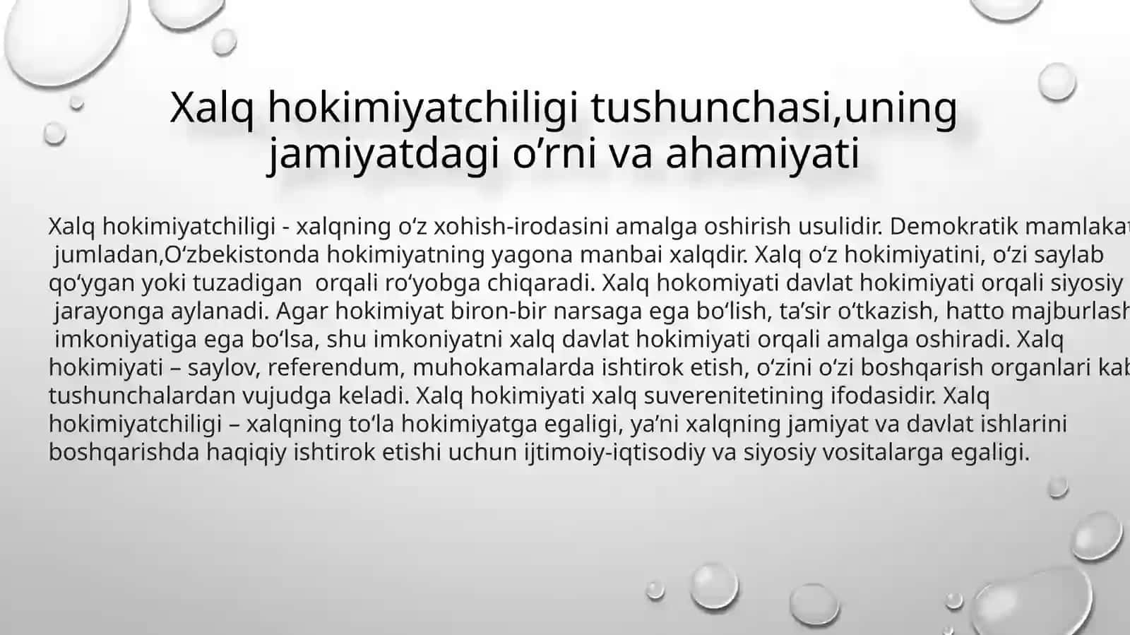Xalq hokimiyatchiligining konstitutsiyaviy asoslari 3
