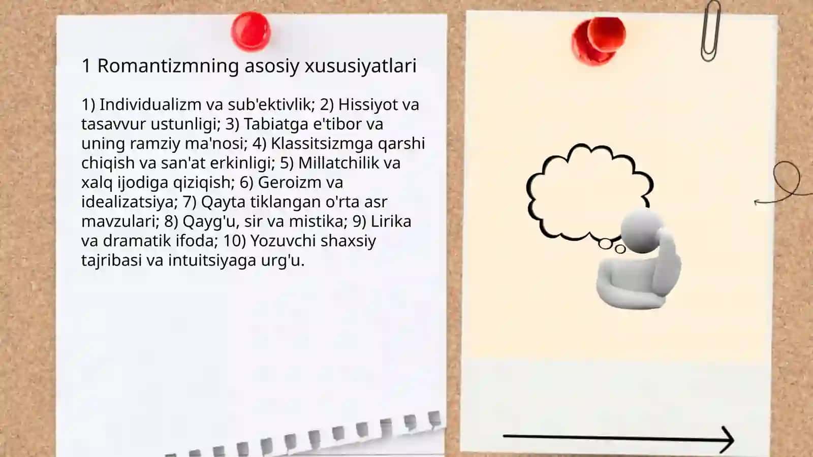 Metod va oqimlar(romantizm,realizm, modernizm) 3