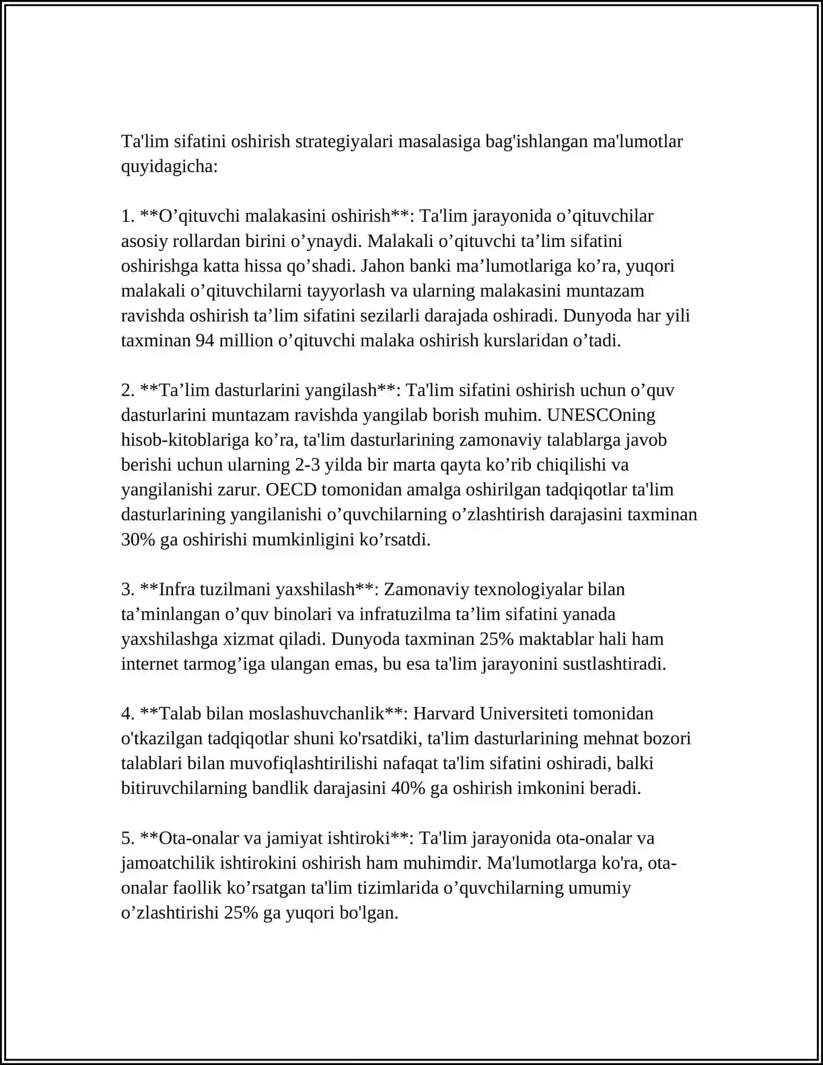 MAKTABGACHA TA’LIM TIZIMINI RIVOJLANTIRISHNING USTUVOR USLUBLARI 3