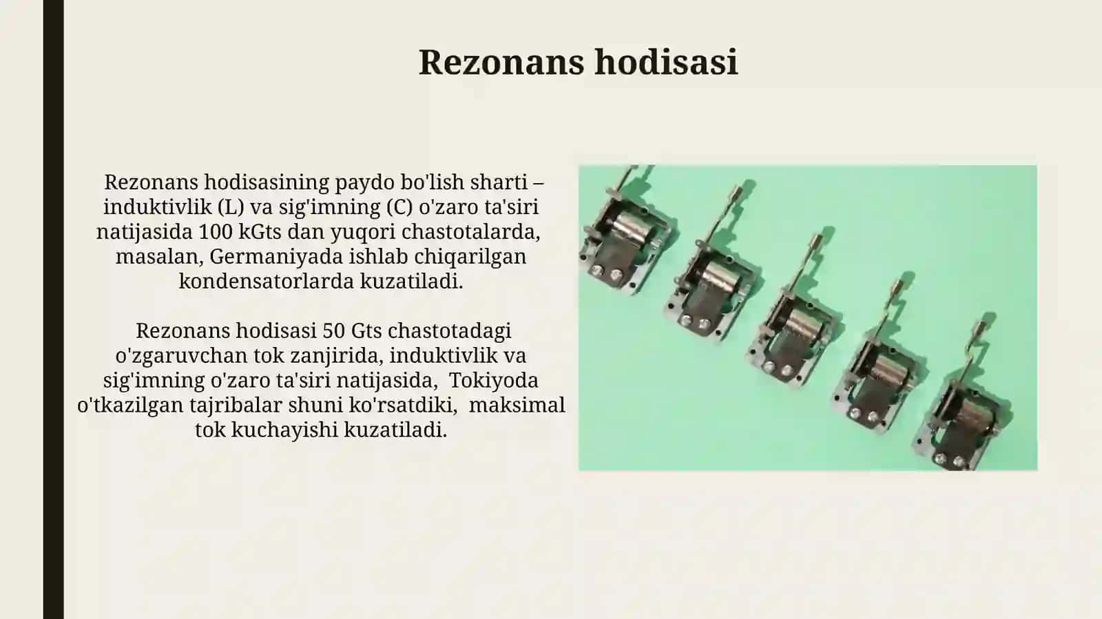 Faol va Reactiv Qarshilikga ega Bir Fazali Zanjirlar 3