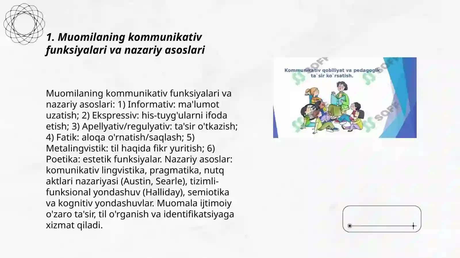Muomilaning kommunikativ, interaktiv va perseptiv tomonlari 3