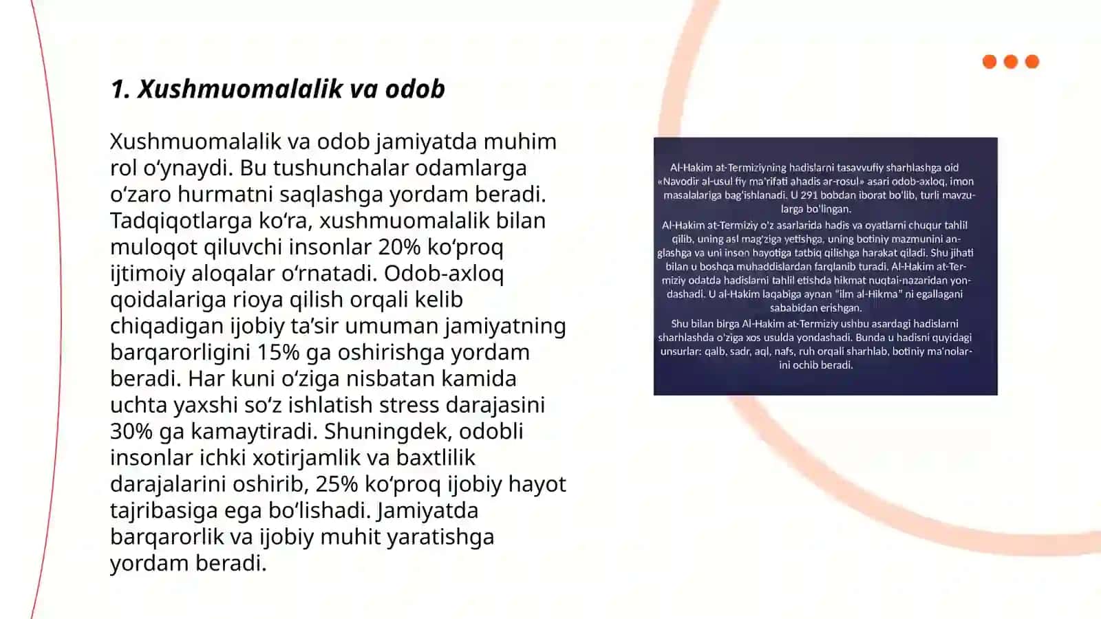 Xushmuomalalik va odob 3