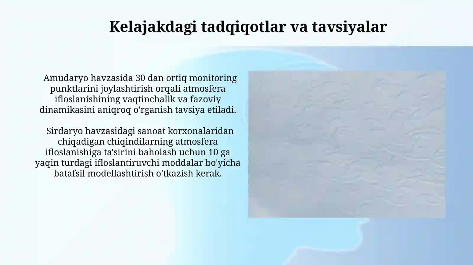 Atmosfera yoğinlarining daryo havzasiboʻyichataqsimlanishi 3