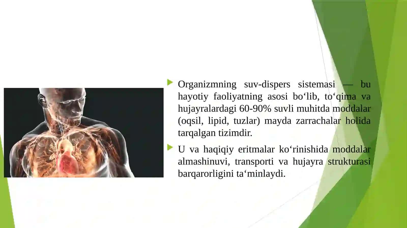 Organizmning suv-dispеrs sistеmasi haqida 3