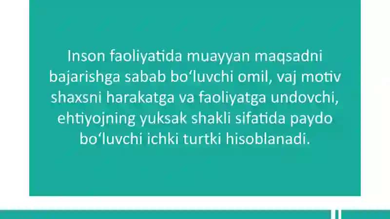 UMUMIY PSIXOLOGIYA FANIDAN TAQDIMOTI 3