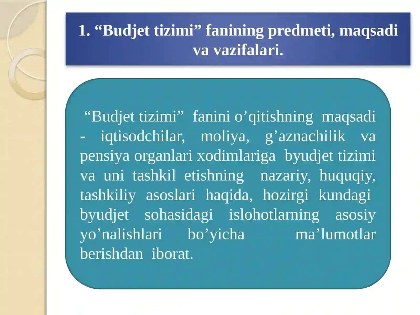 G’aznachilik(Byudjettizimi) 3