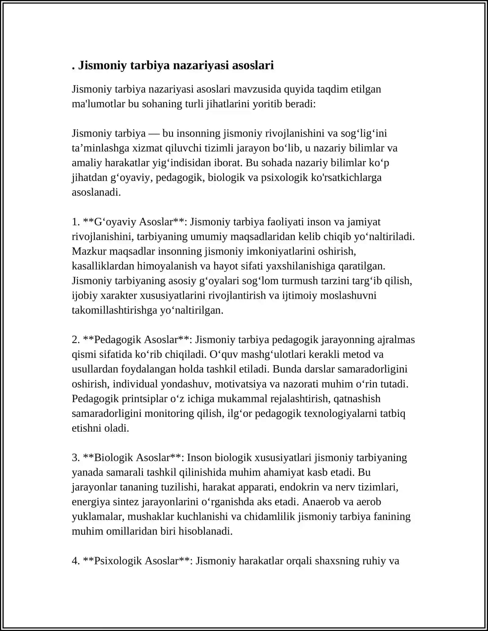 Jismoniy tarbiya nazariyasi va metodikasi 3