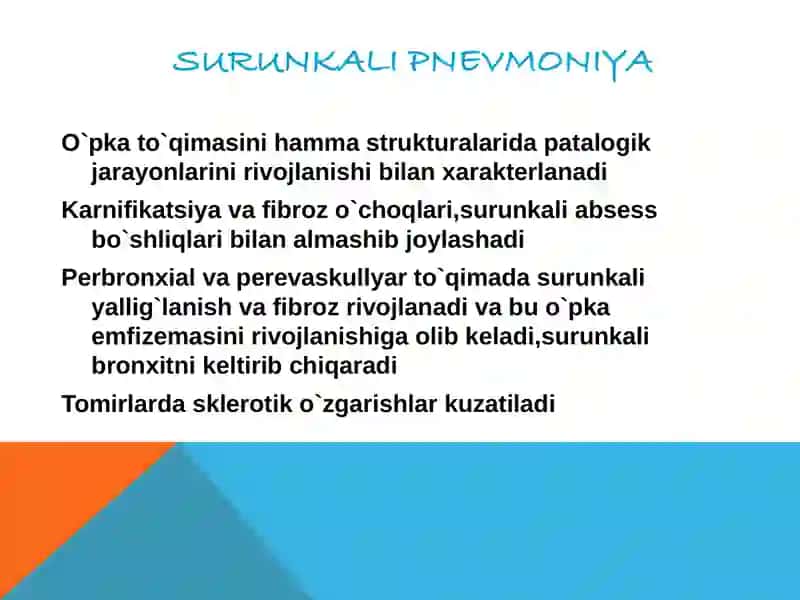 Surunkali pnevmoniya 3