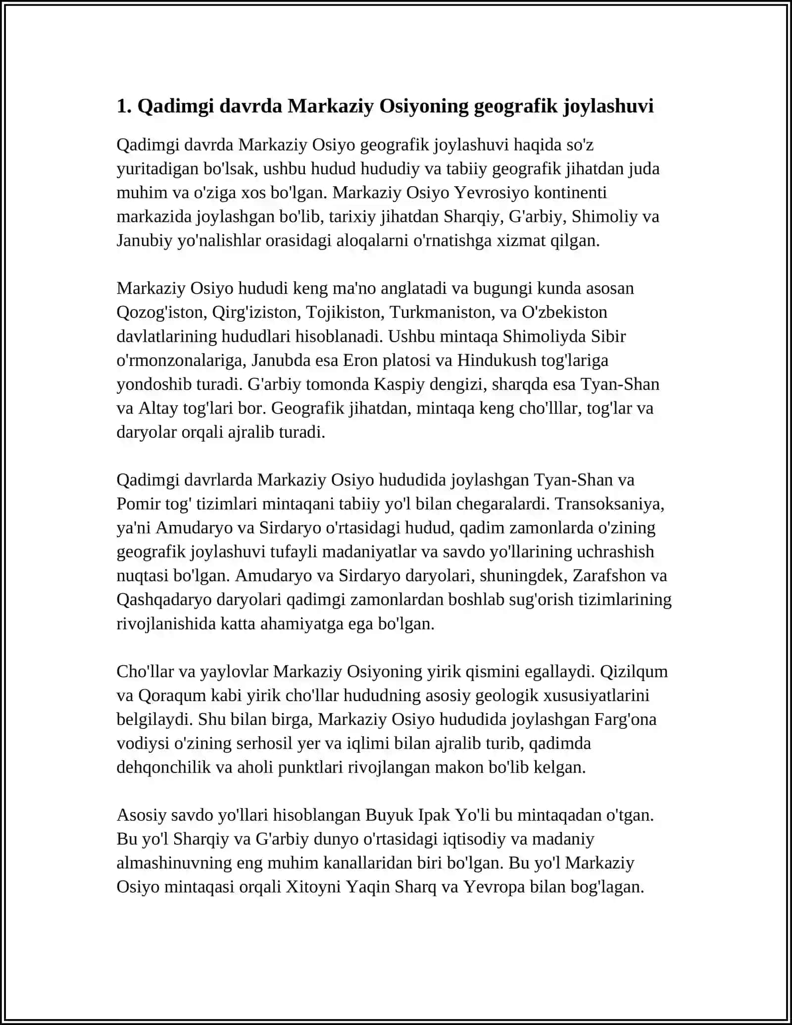 Markaziy Osiyodagi qadimgi shaharlar va qishloqlar 3