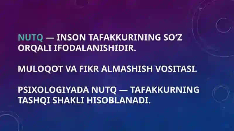 NUTQ va Intellekt 3