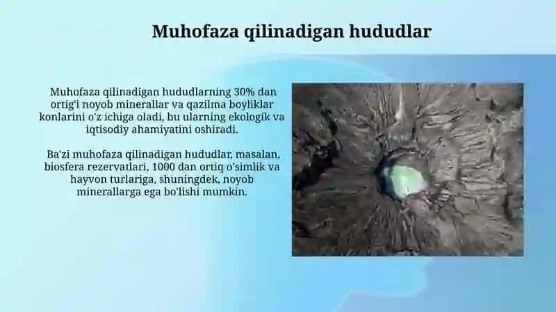 Materiklarning chekka nuqtalarining o'ziga hoslgi, foydali qazilmalar 3