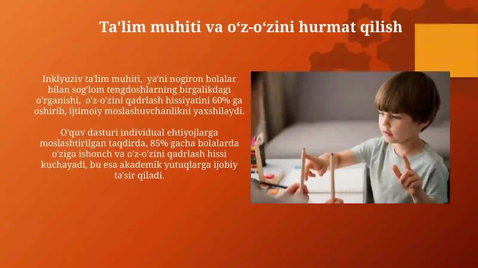 O'z-o'zini hurmat qilishning xususiyatlari 3