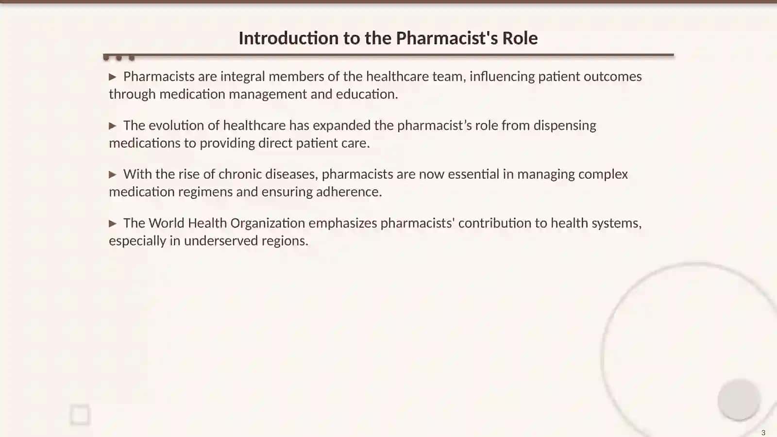 The Evolving Role of Pharmacists in Modern Healthcare 3