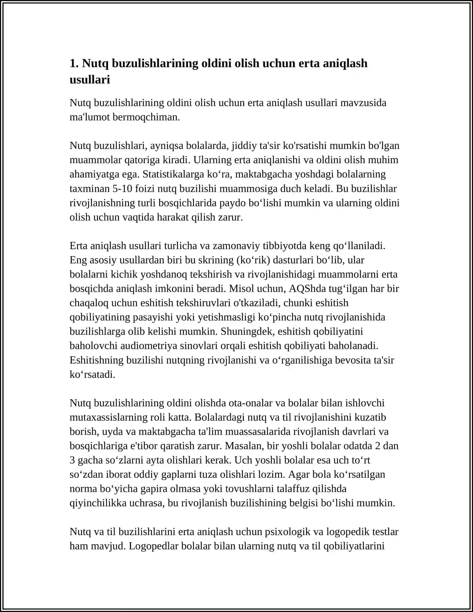 YOZMA NUTQ BUZILISHLARINI OLDINI OLISHGA OID KORREKSION ISHLAR 3