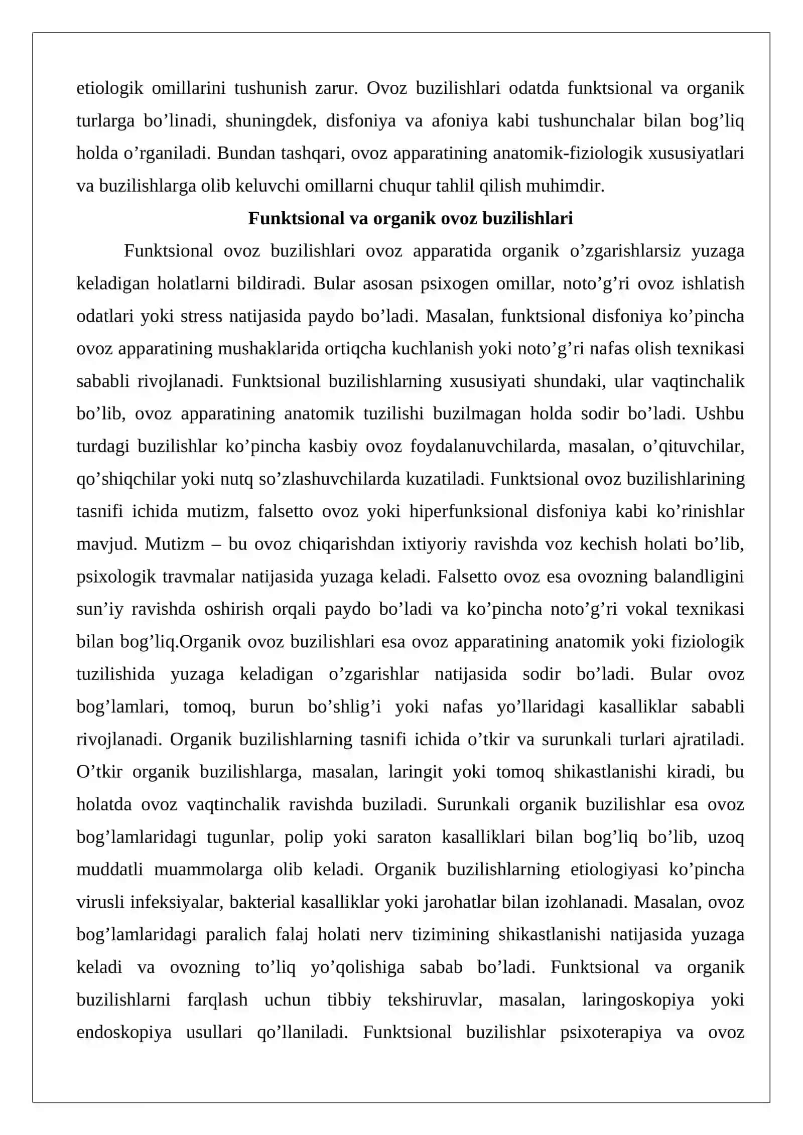 Ovoz buzilishlarini tekshirish metodikasi 3