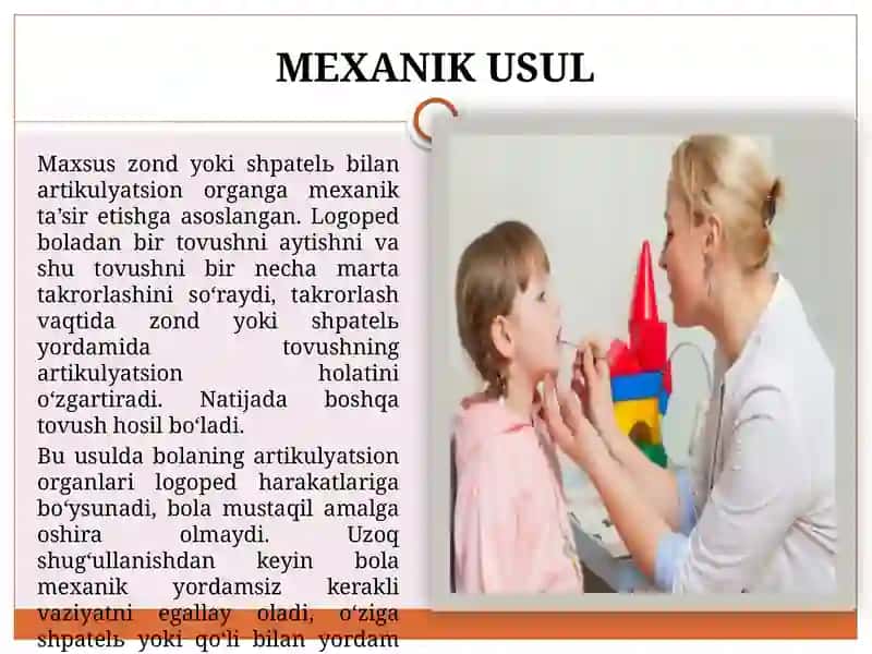 Talaffuz qilish malaklari va ko’nikmalarini shakllantirish bosqichi 3