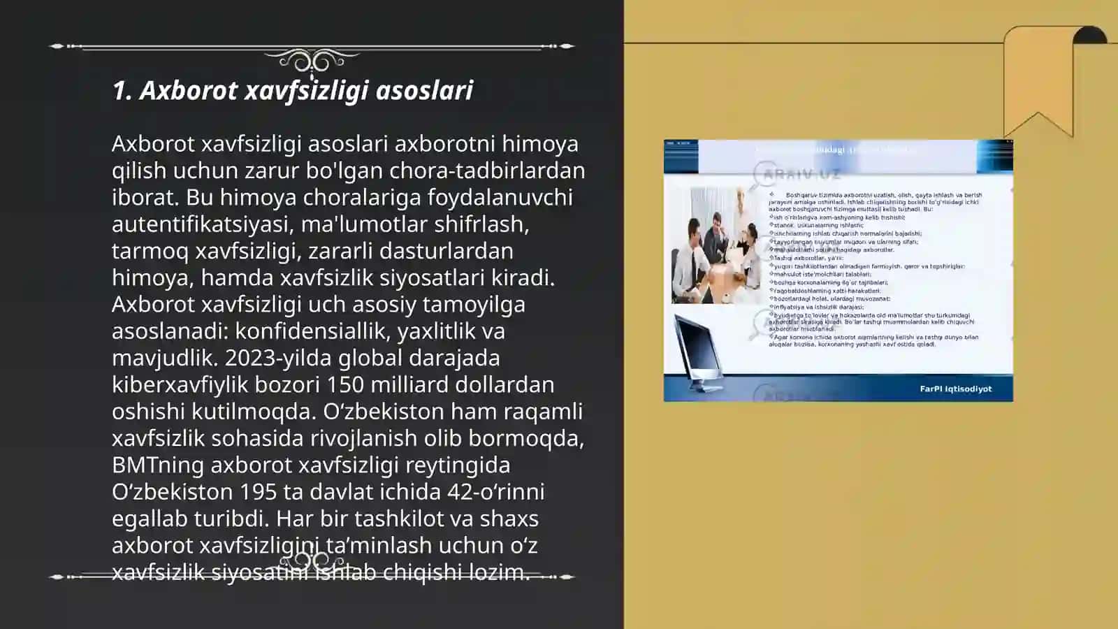Axborot xavfsizligiga tahdid va uning turlari 3