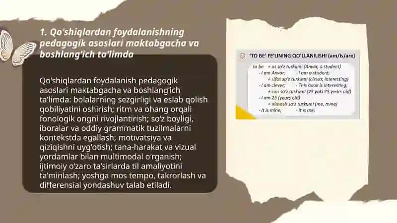 Qo'shiqlardan foydalanishning pedagogik asoslari 3