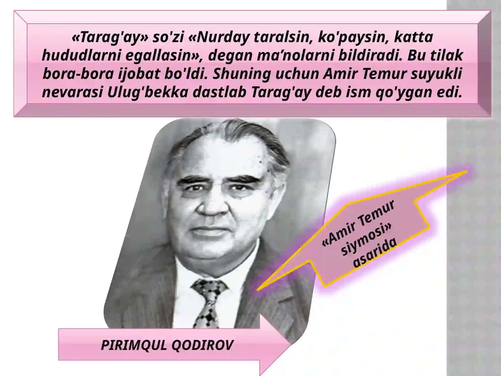 Amir Temurning ma`naviy jasorati 3