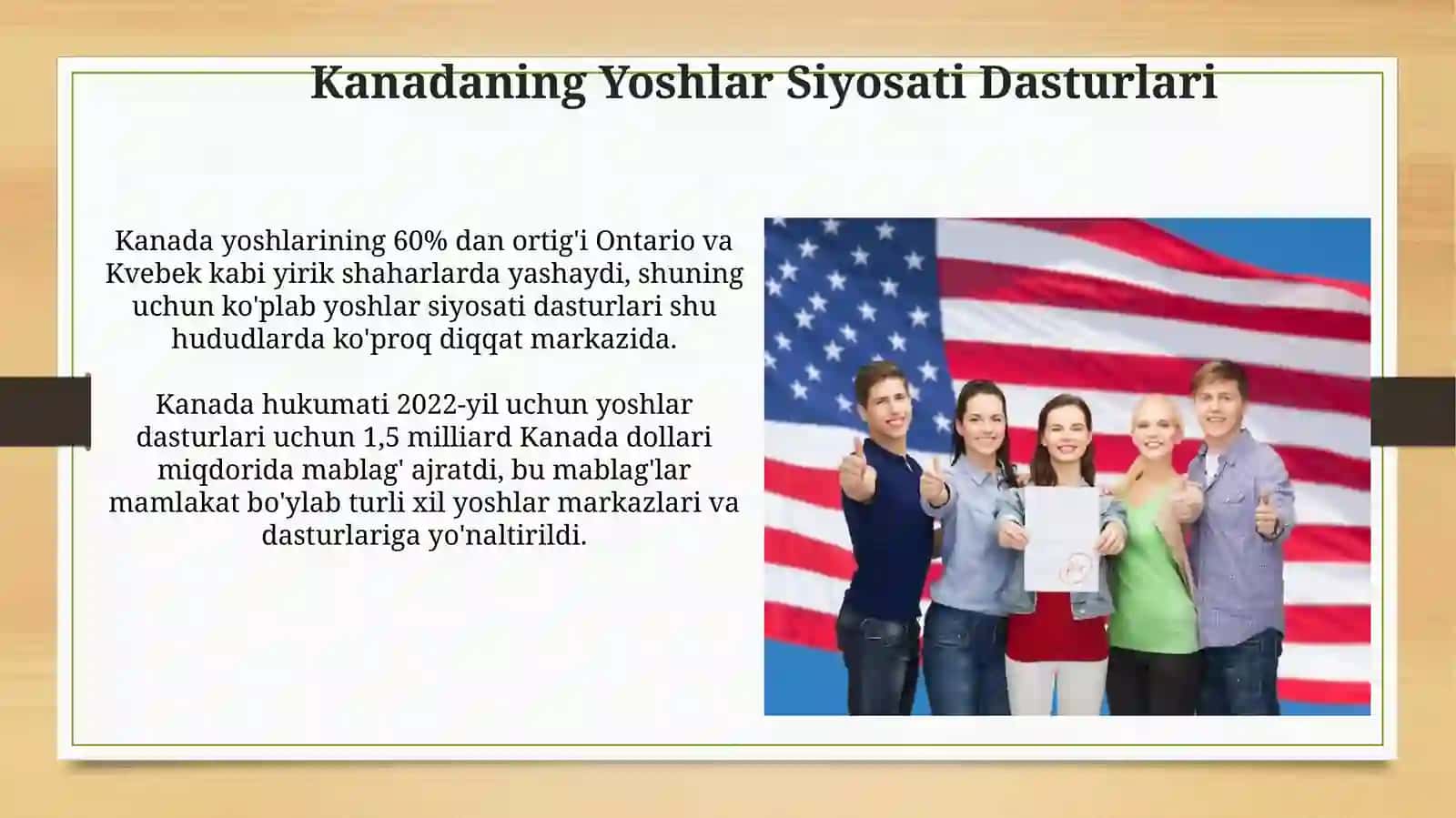 Davlatning Yoshlar Siyosatida Xalqaro Tajriba 3