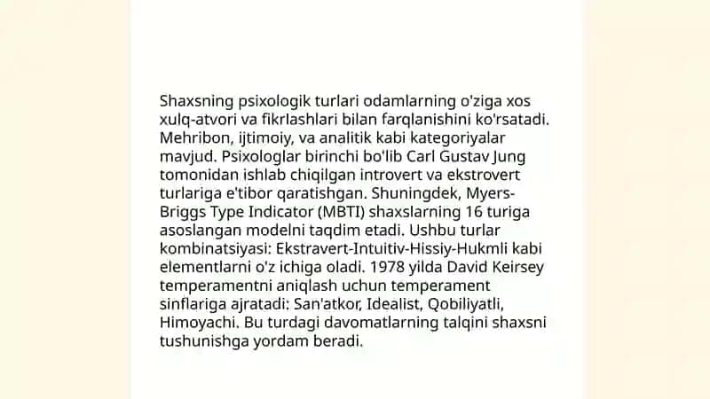 Shaxsning psixologik yoʻnalishlari va hayotiy pozitsiyasi 3