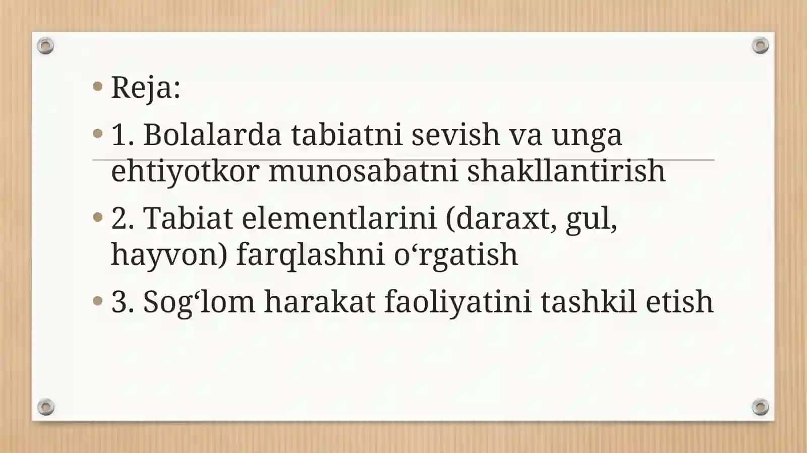 Ertalab kisayr nirejalashtirish plan-konspekti 3