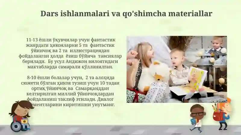 Dars ishlanmalari va qo'shimcha materiallar 3