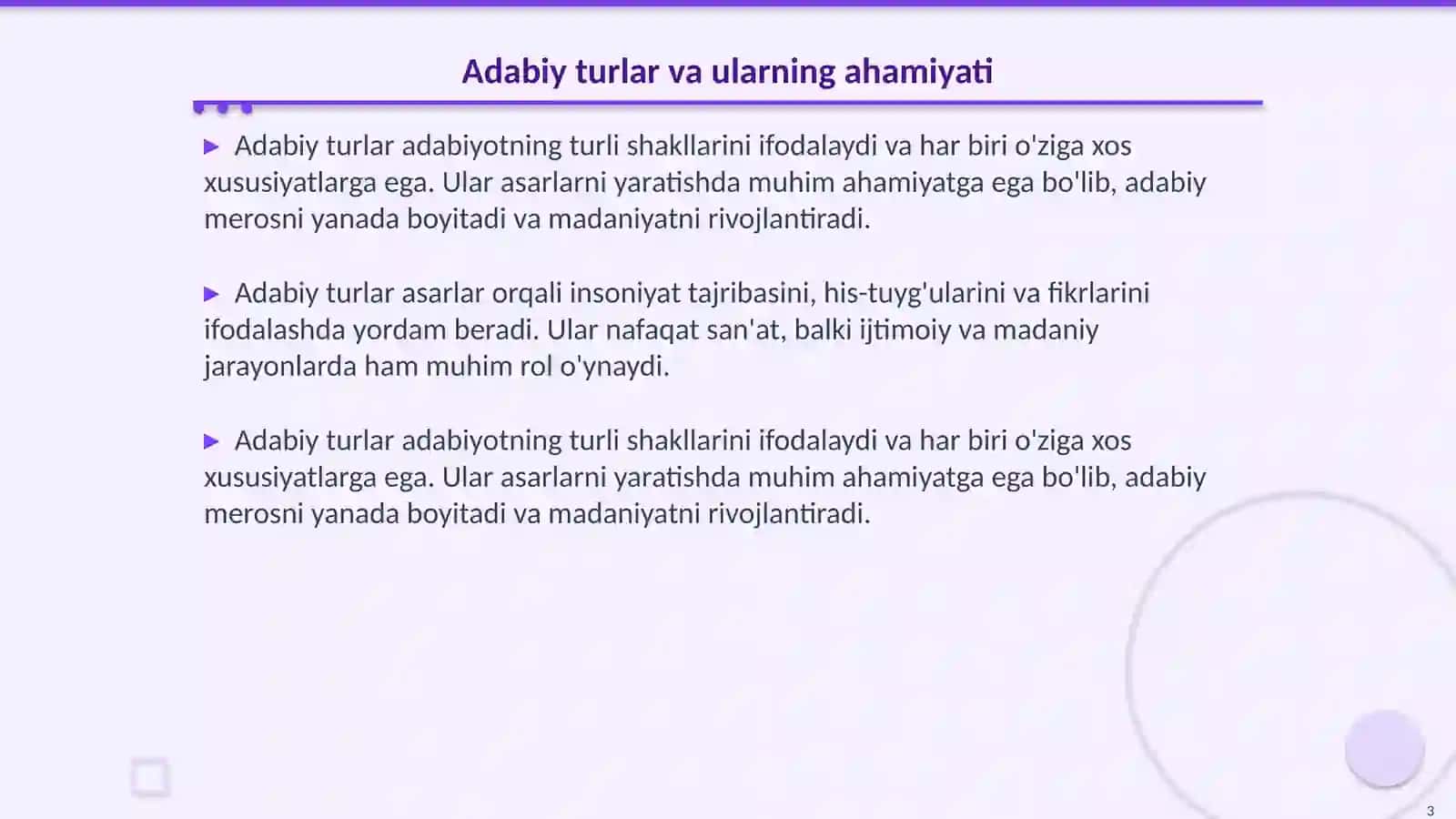 Adabiy turlar 3