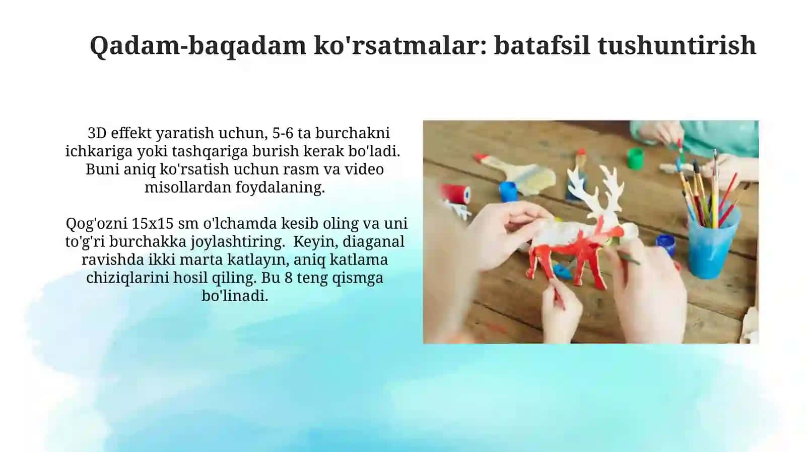 Oʻyinchoq yasash 3