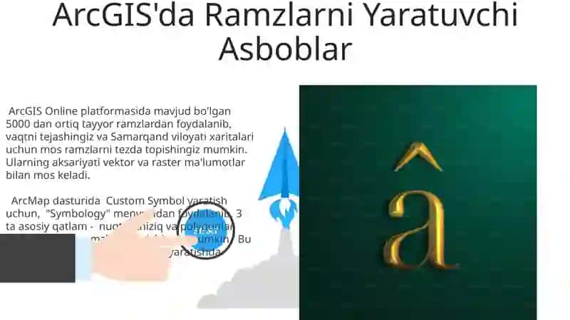 Arc GIS dasturida simvollar yaratish va ular ustida ishlash 3
