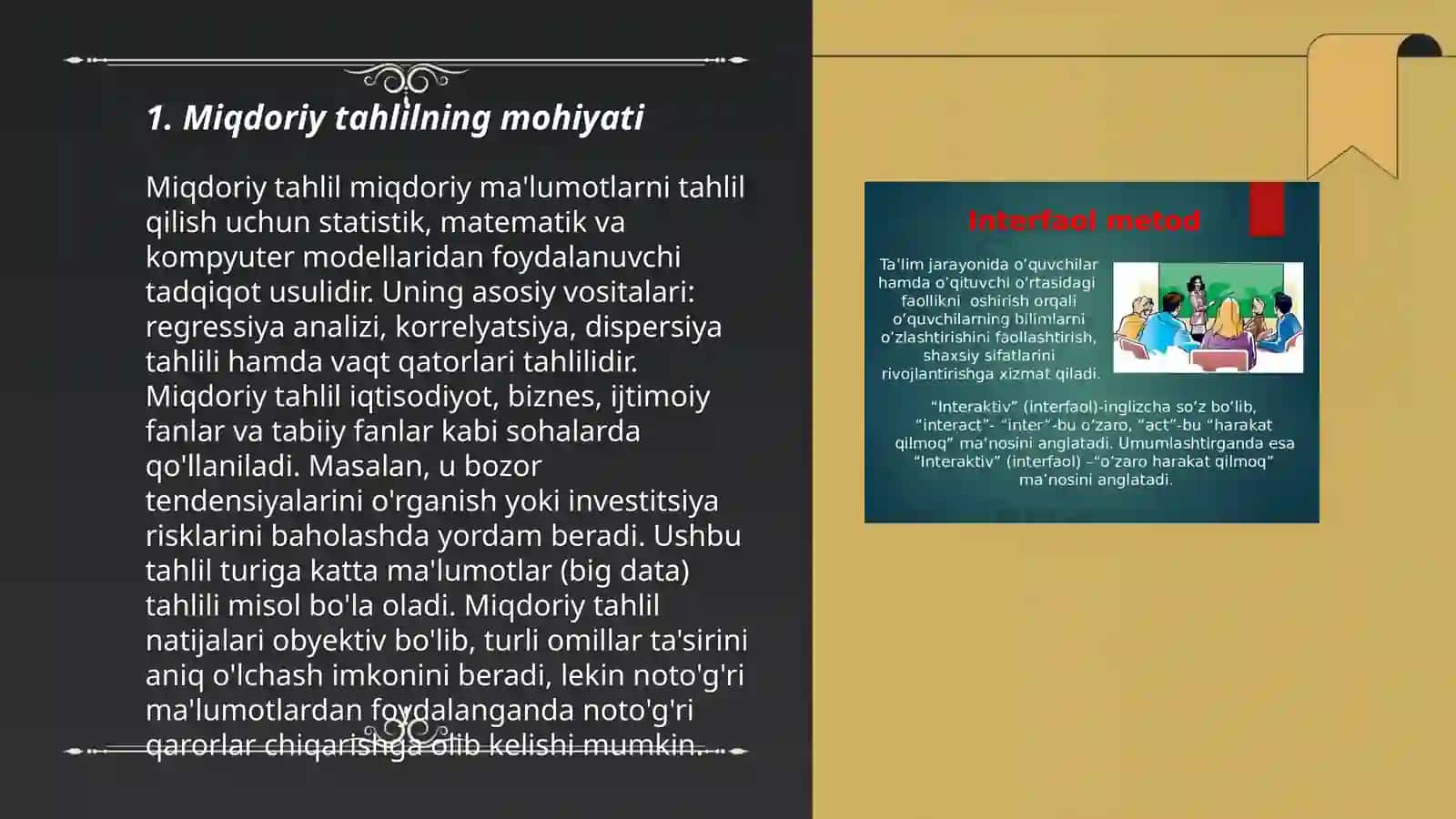 Miqdoriy tahlilning umumiy tavsifi 3
