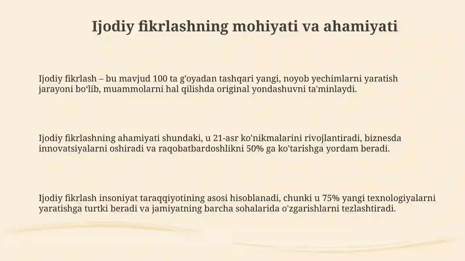 Kreativ fiklash va uni rivojlantirish yollari 3