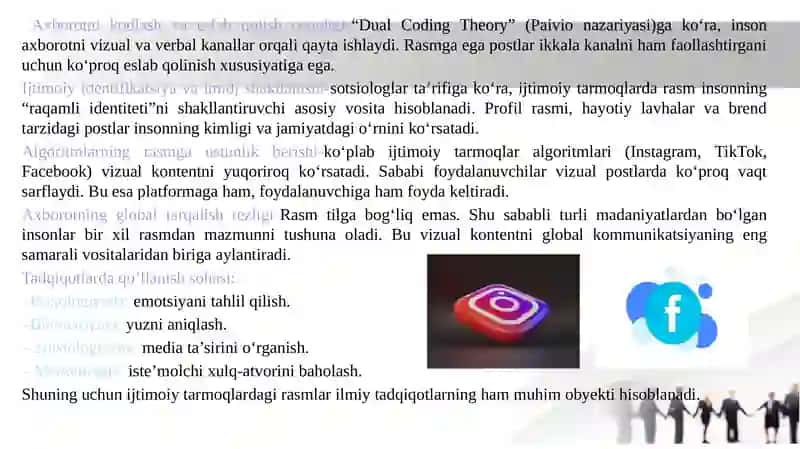 Ijtimoiy tarmoqlarda rasmni qayta ishlash: Filtrlar, aniqlash vamanipulyatsiya 3