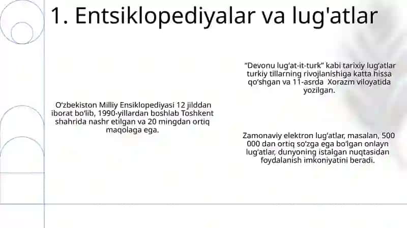 Ma'lumotnoma va ularning turlari 3